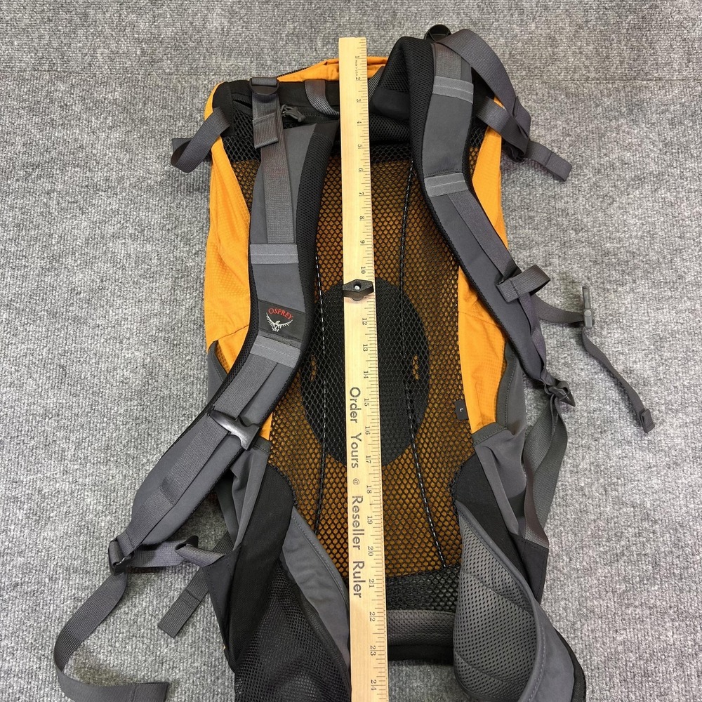 Osprey Stratos 24 Backpack Large Orange Gray Ventilated Hiking Pack Trail - Picture 12 of 15